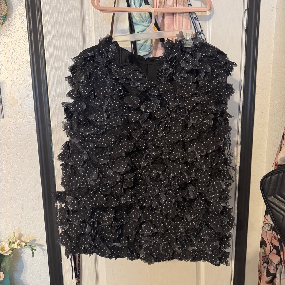 Anthropologie plus mini Polka Dots dress